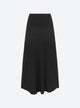 Fluid skirt in cannage knit