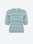 Top maille jacquard fair isle
