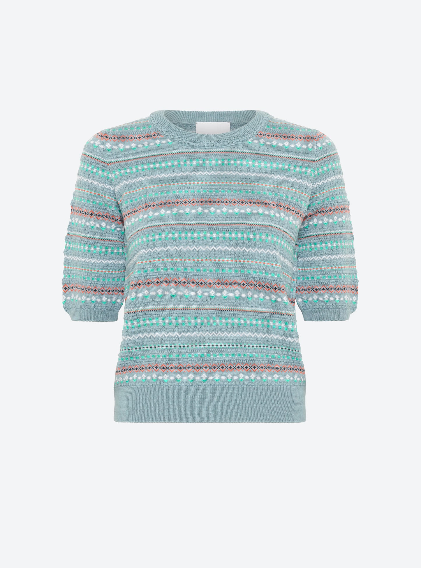 Top maille jacquard fair isle horizon-multi - Molli_packshot