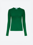 Top fin maille pointelle