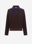 Chemise maille col croquet
