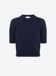 Elbow-length sleeves top