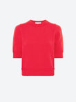 Top maille manches coudes