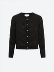 Wicker knit cardigan