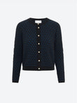 Cardigan maille cannage