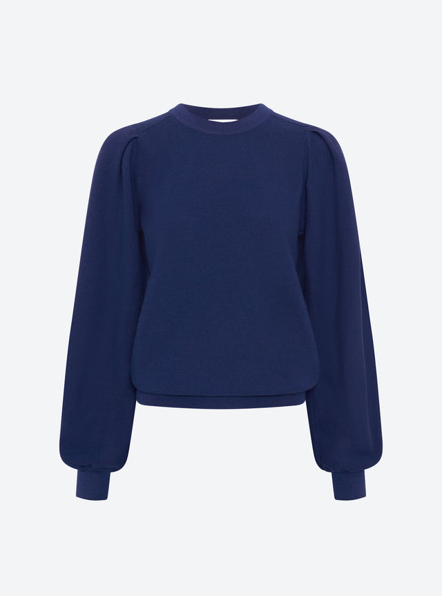 Fine sweater gathered sleeves - Image principale