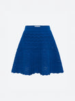 Jupe courte maille croquet