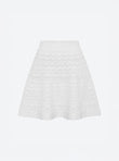 Jupe courte maille croquet