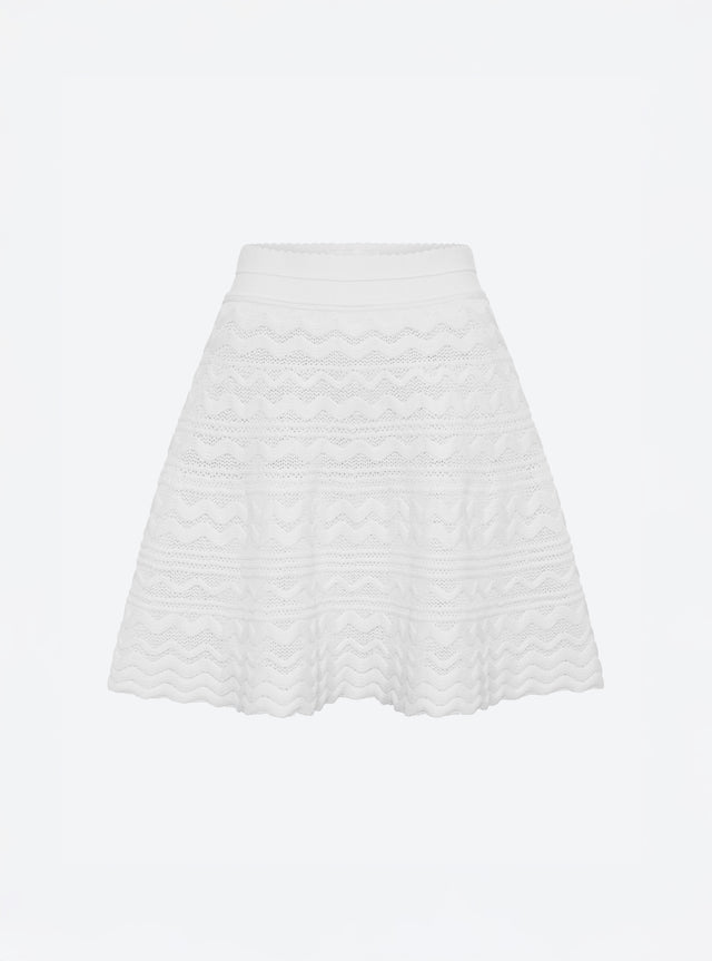 Jupe courte maille croquet - Image principale