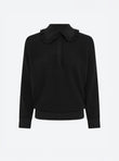 Top ample col dentelle
