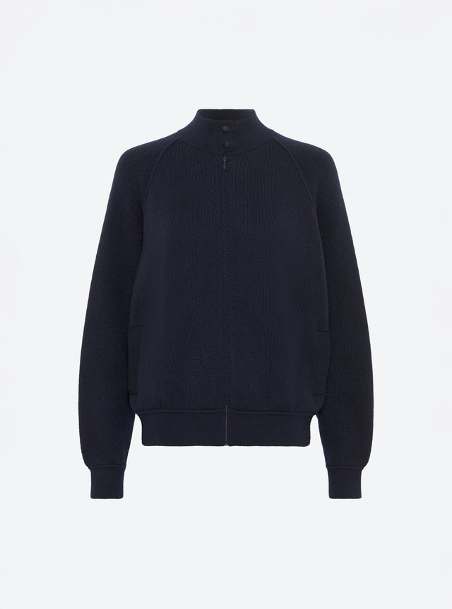 Veste ample zippée col montant - Image principale