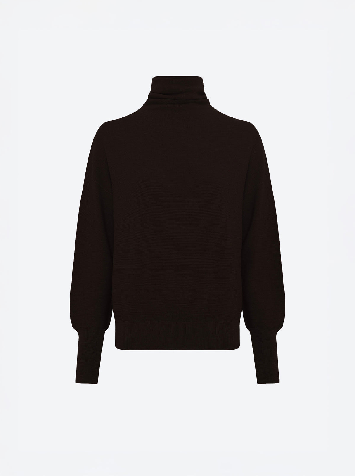 Pull fin col montant ebene - Molli_packshot