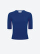Top fin maille manches coudes