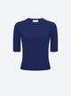 Fine top with elbow-length sleeves