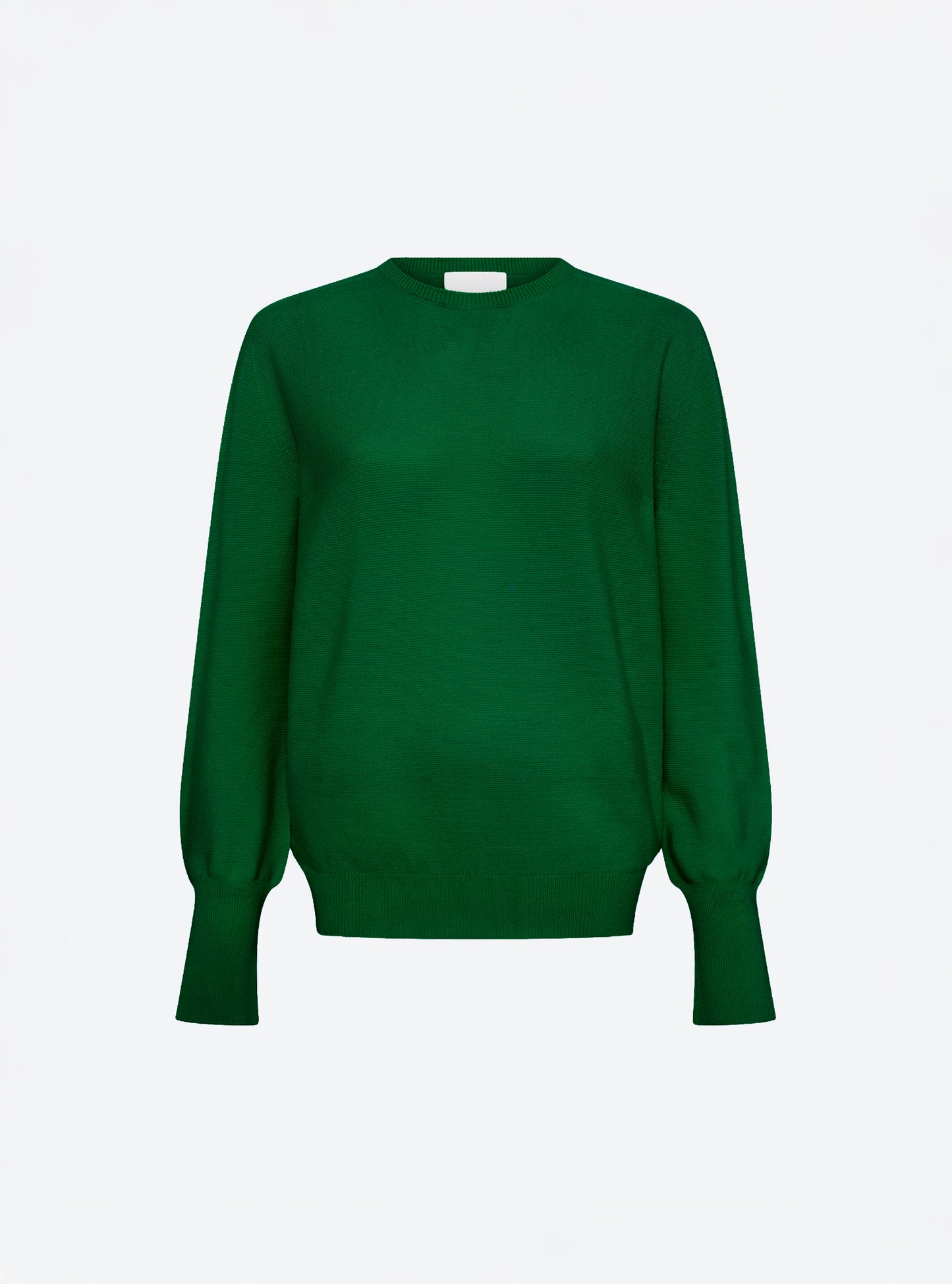 Pull fin col rond chlorophylle - Molli_packshot