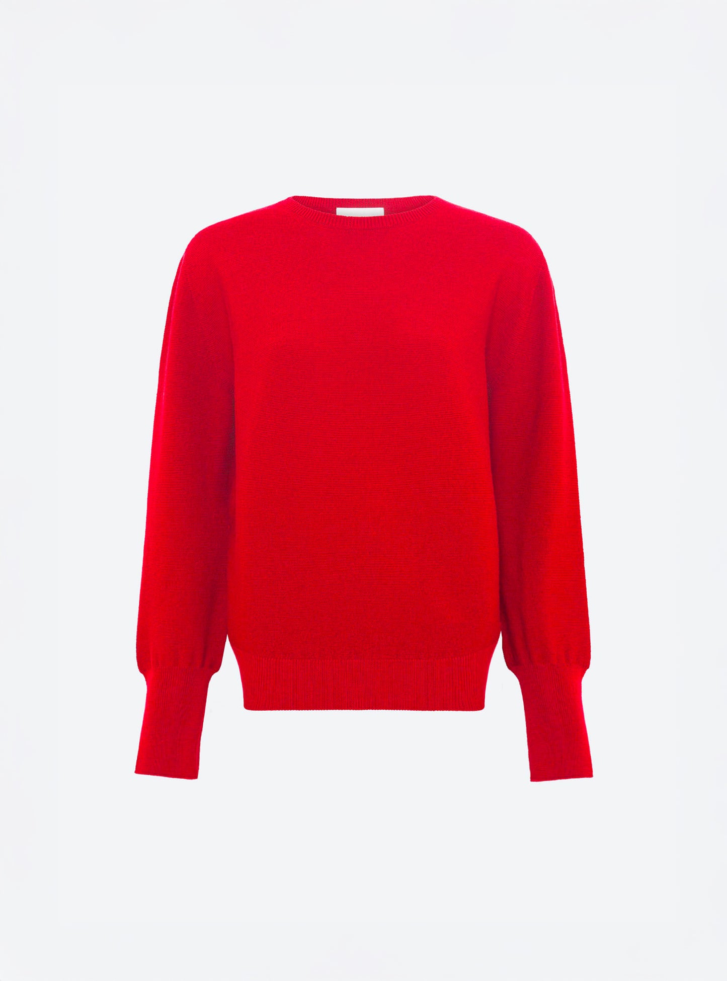 Pull fin col rond rouge lady - Molli_packshot