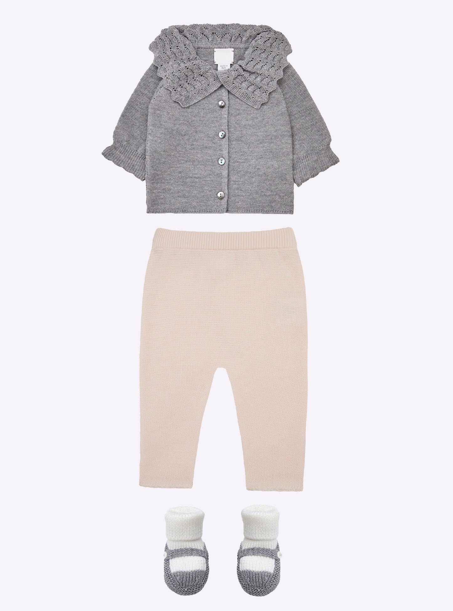 Mini-legging à picots - Vêtement en maille de luxe Molli