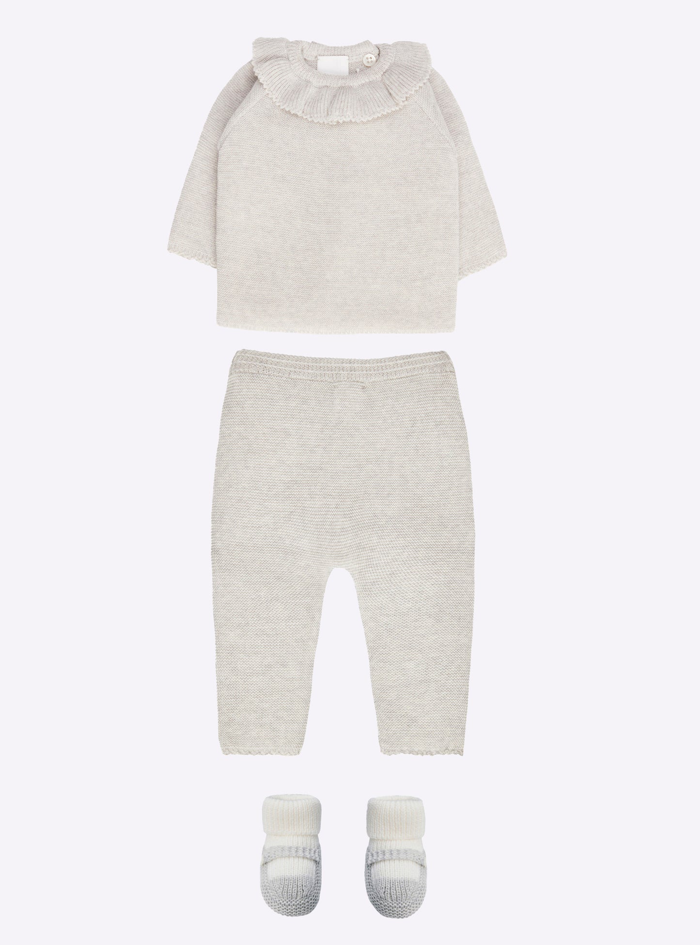 Mini-legging à picots  - Vêtement en maille de luxe Molli