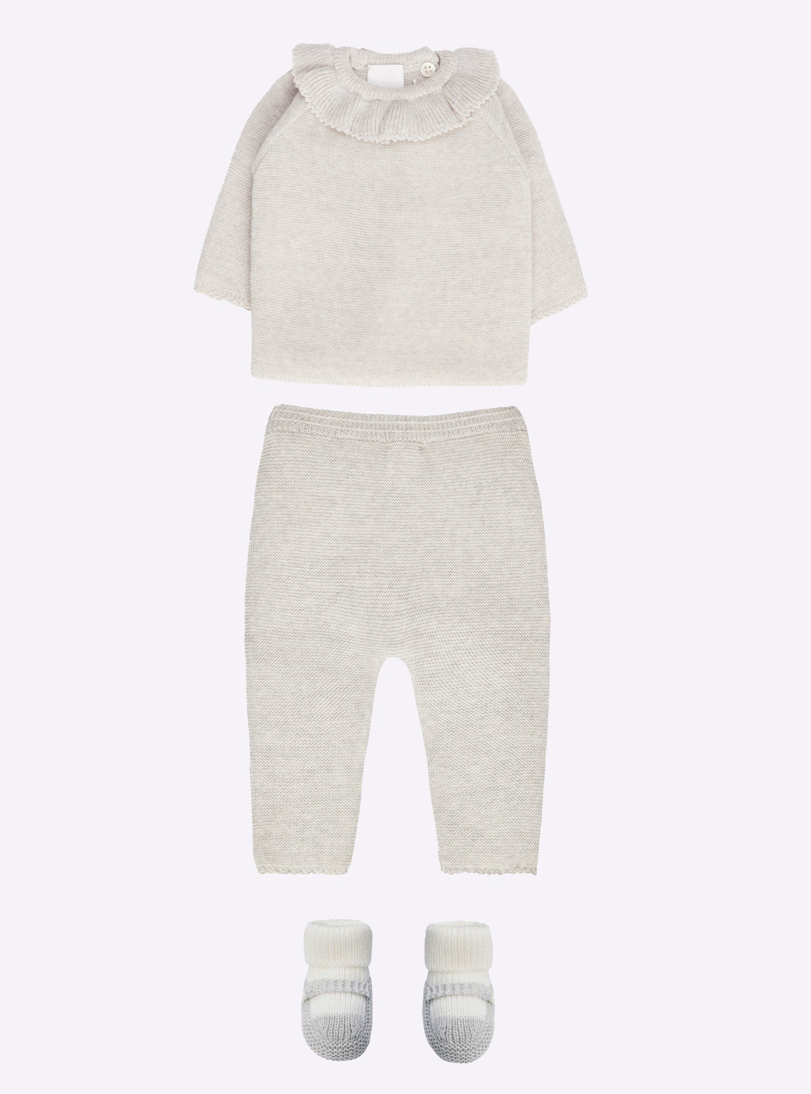 Mini-legging à picots  - Vêtement en maille de luxe Molli