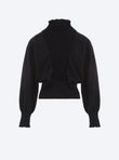 top à plastron smocké