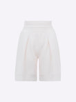 bermudas in waffled knit
