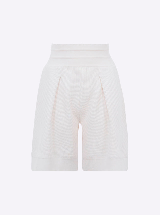 bermudas in waffled knit - Image principale