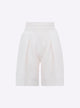bermudas in waffled knit