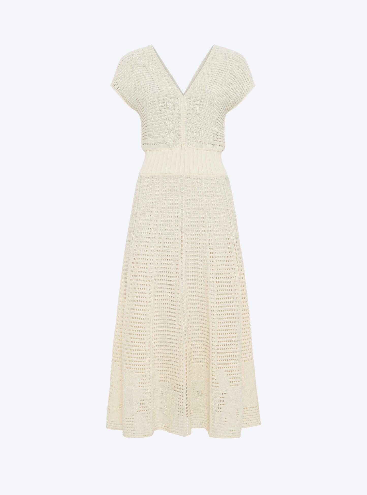 Robe en maille cannage ajourée - Molli