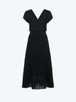 dress in wicker knit