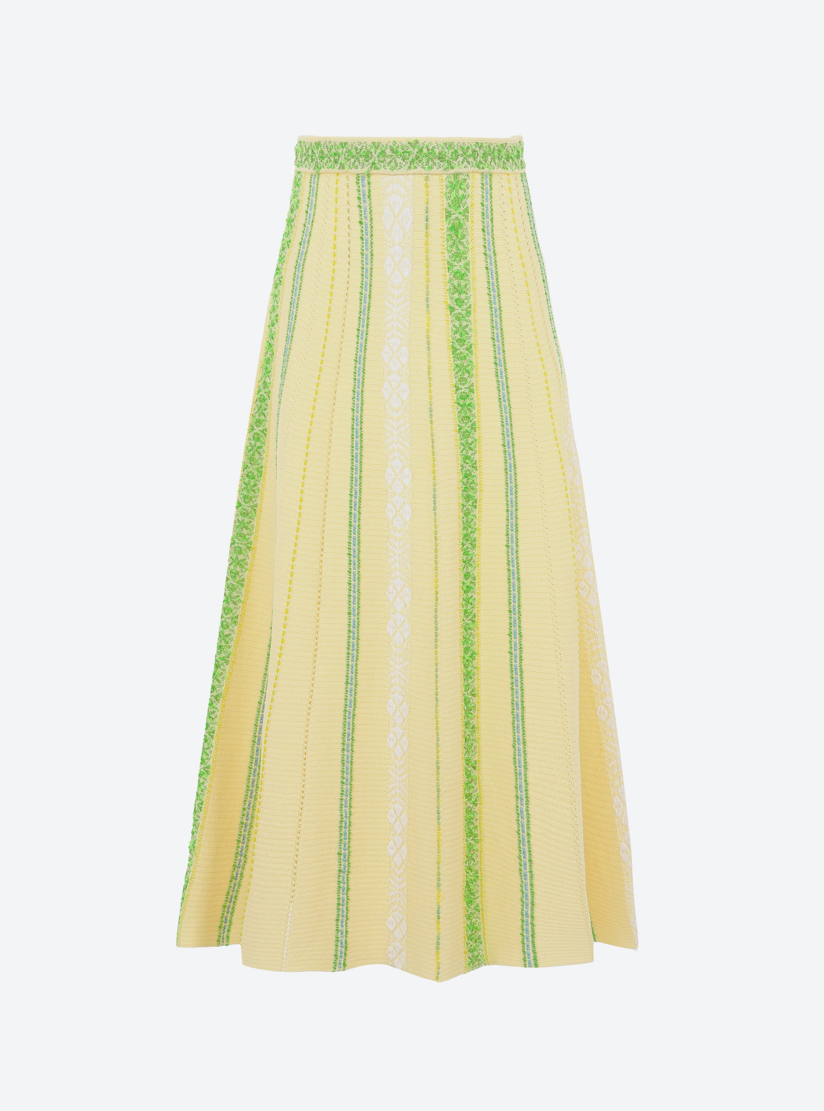 Jupe en maille rubans graphiques - Molli