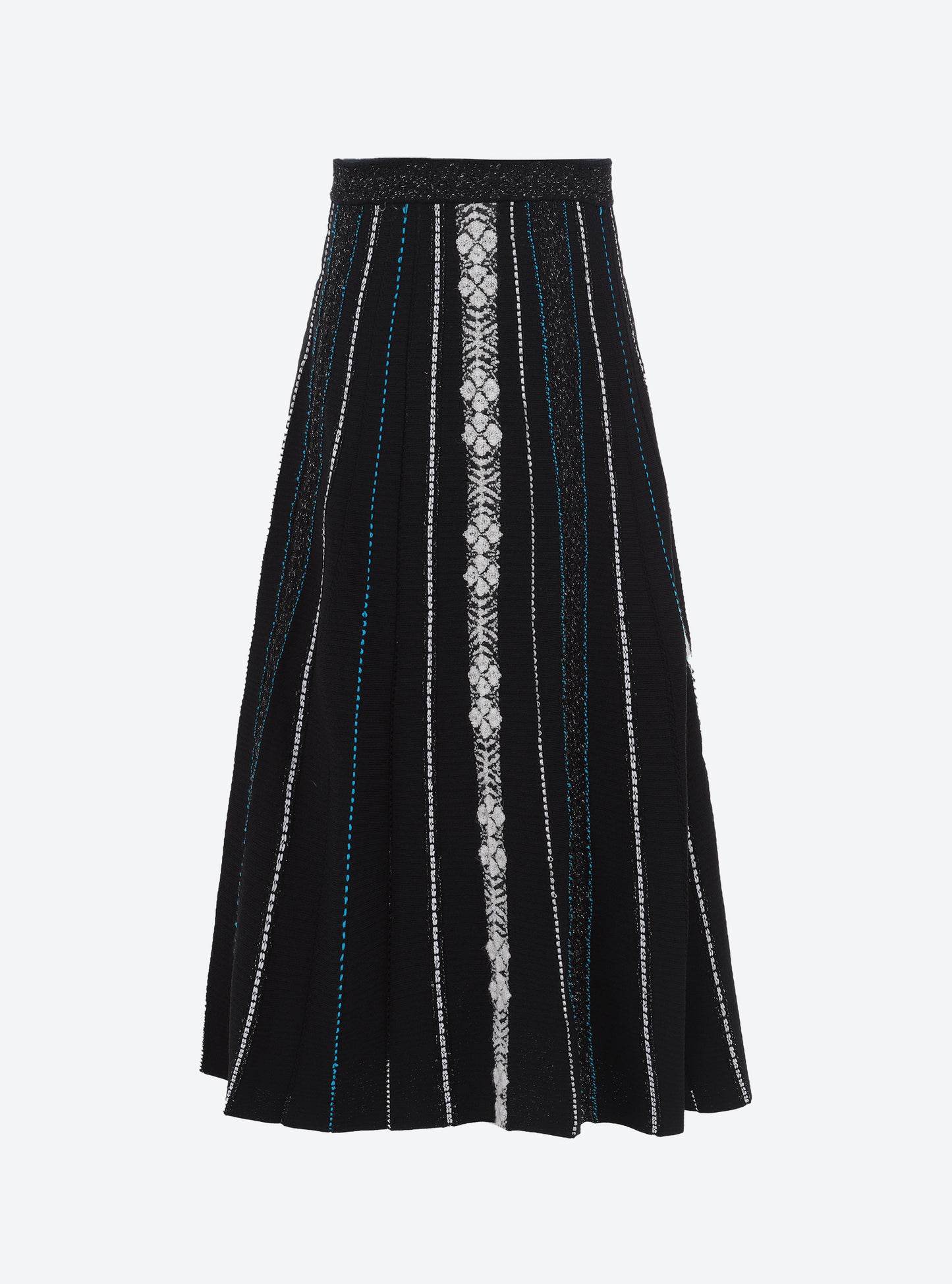 Jupe en maille rubans graphiques - Molli