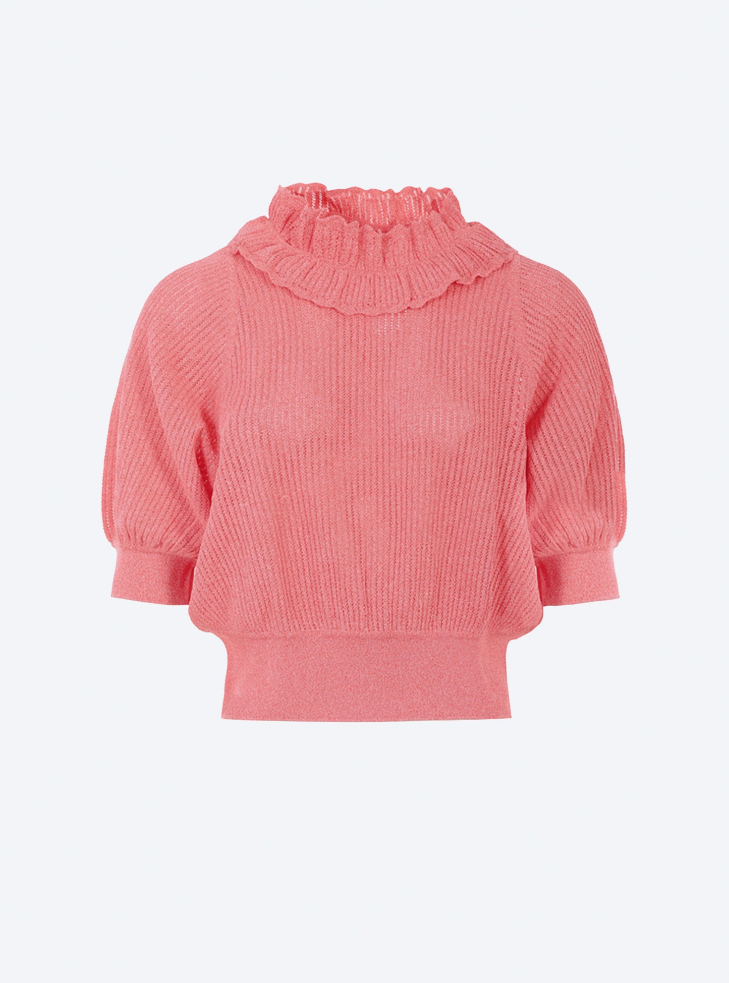 Top à col en maille ajourée - Molli