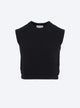 Basket-weave knit top