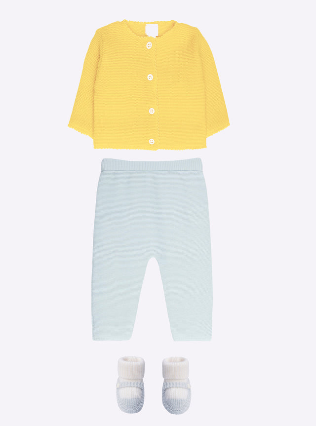 chaussons bébé à bride bicolores - Image principale