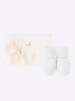 Baby twin-tone slippers with strap