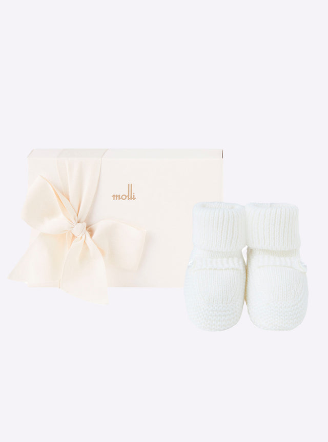 chaussons bébé à bride bicolores - Image principale
