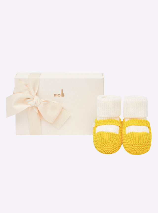 chaussons bébé à bride bicolores - Image principale