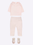 Baby twin-tone slippers with strap