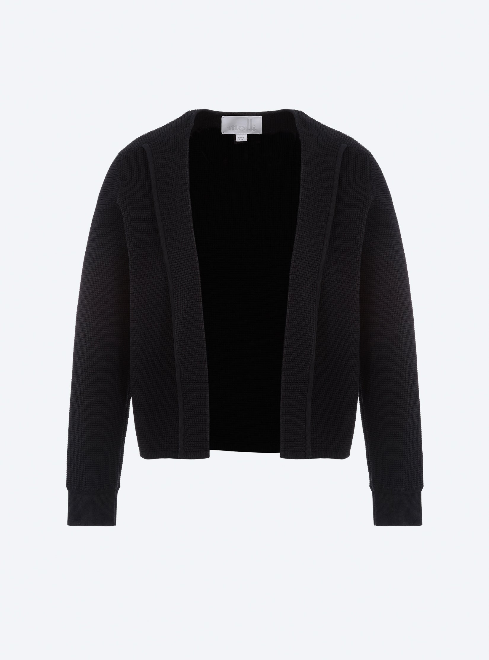 Veste en maille mini côte piquée - Molli