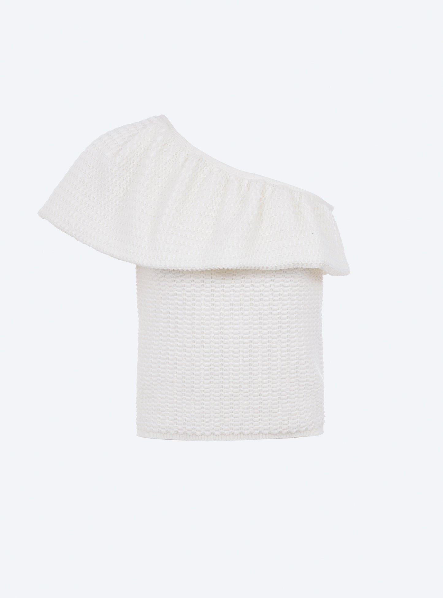 One shoulder en maille smockée - Molli