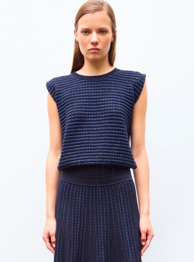 jewel-knit top - Image principale