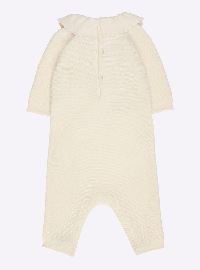 combinaison bébé à col festonné - Image principale