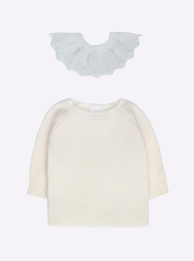 baby removable ruffled collar - Image principale