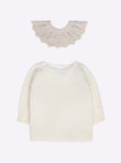 Baby removable ruffled collar