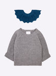 Baby removable ruffled collar