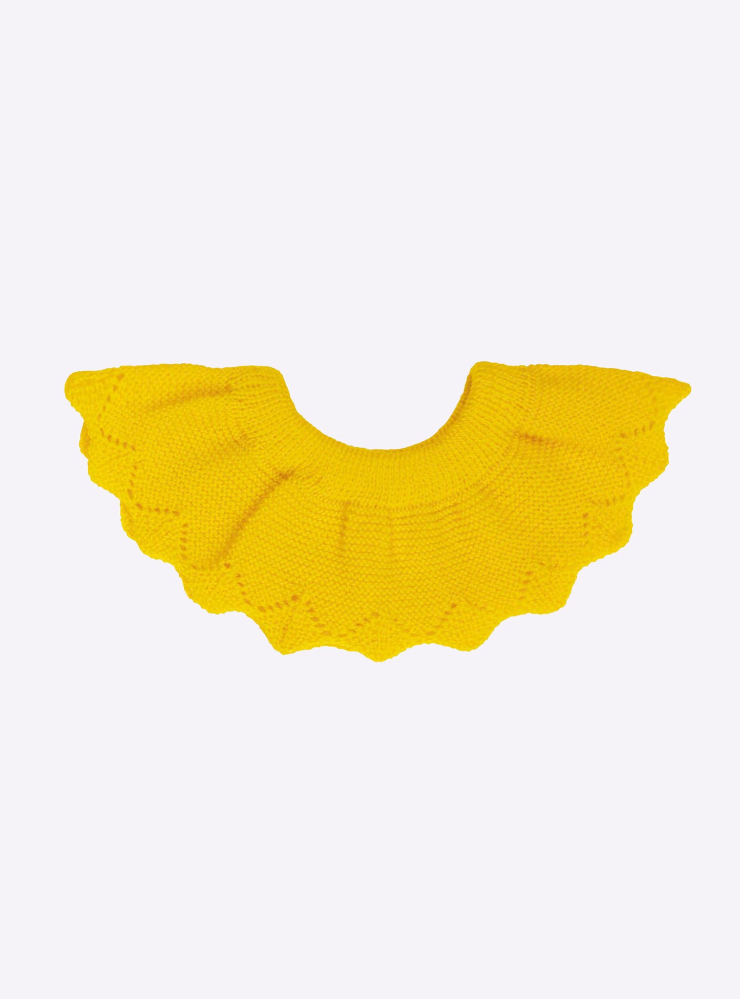 Col amovible volanté - Vêtement en maille de luxe Molli