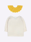 Baby removable ruffled collar