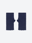 Knit fingerless gloves