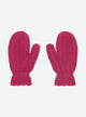 Cable knit mittens