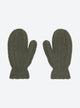Cable knit mittens